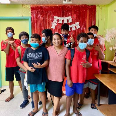 8th graders visit 